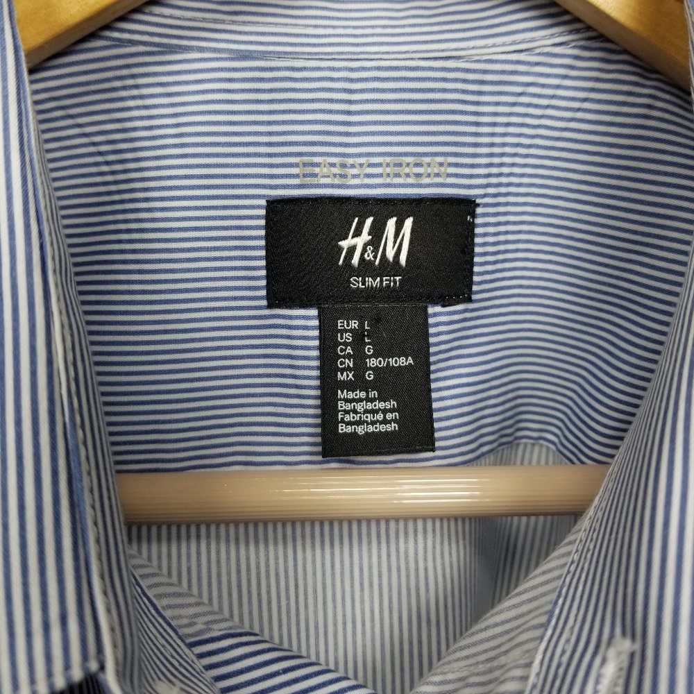 H&M Men's Dress Shirt Large